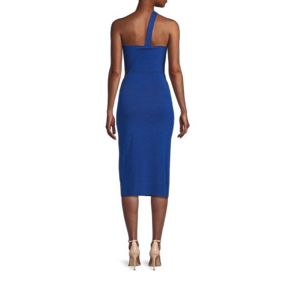 L’agence Raya One-Shoulder Midi Length Dress M - Picture 3 of 15